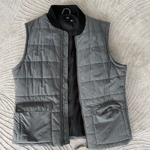 H&M Charcoal Quilted Vest